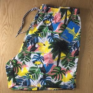 New Mens Dolfin Uglies Swim Trunks Tropical XL